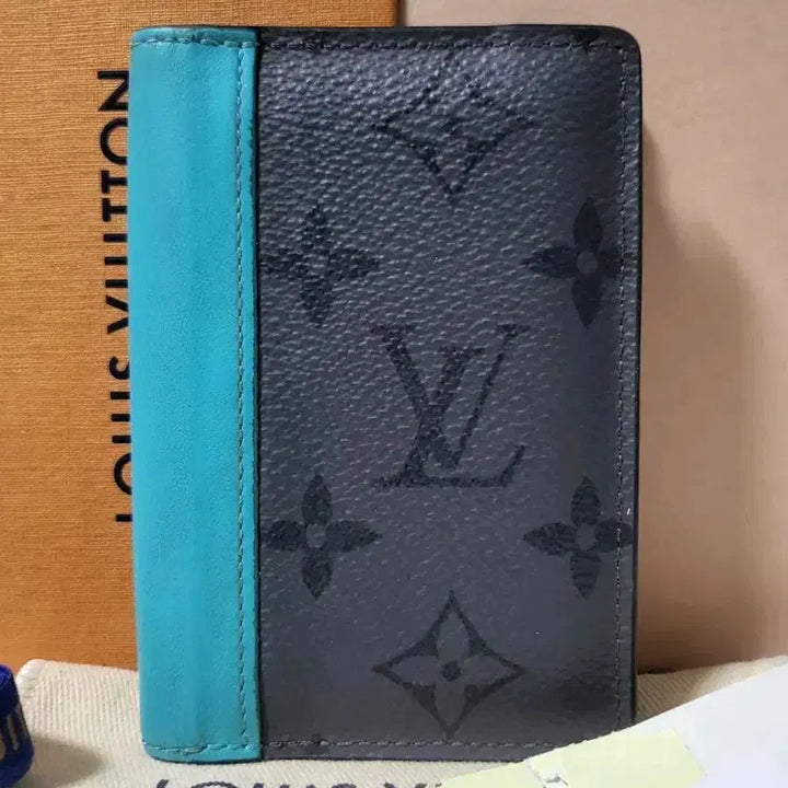 [BUNJANG] Louis Vuitton Macassar Eclipse Reverse Organizer Card Wallet / [풀구성] 루이비통 마카사르 이클립스 리버스 오거나이저 카드지갑