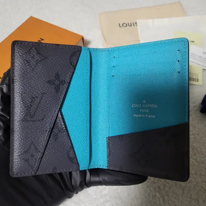 [BUNJANG] Louis Vuitton Macassar Eclipse Reverse Organizer Card Wallet / [풀구성] 루이비통 마카사르 이클립스 리버스 오거나이저 카드지갑