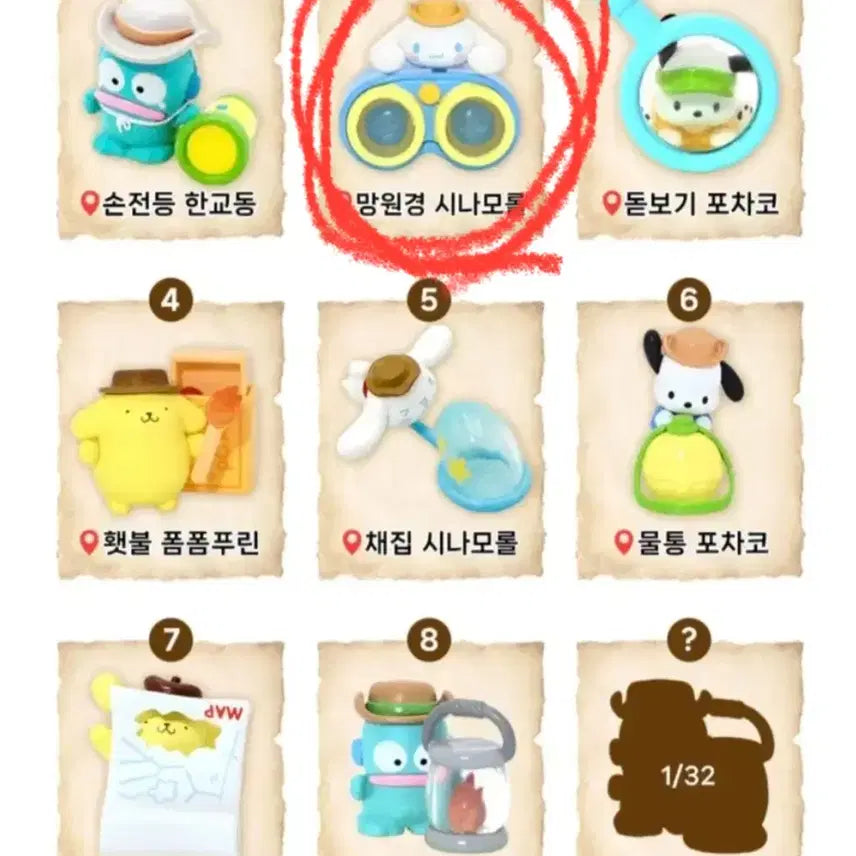 [BUNJANG] Sanrio Explorer Series Cinnamoroll Figure / 산리오 탐험가 시리즈 시나모롤