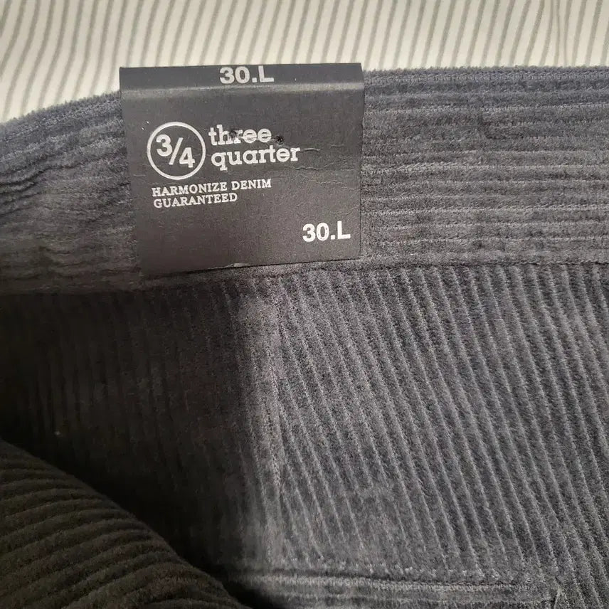 [BUNJANG] Three Quarter Corduroy Pants / 쓰리쿼터 리얼 골덴바지