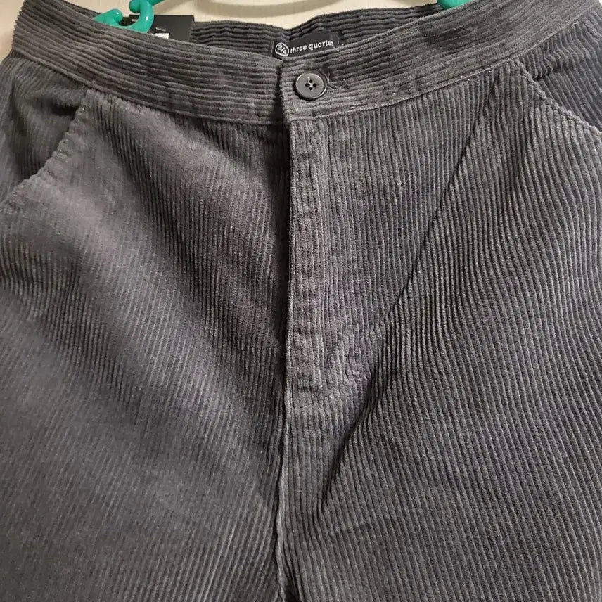 [BUNJANG] Three Quarter Corduroy Pants / 쓰리쿼터 리얼 골덴바지