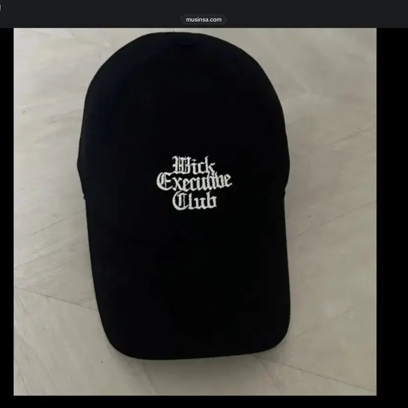[BUNJANG] Wick Executive Ball Cap - Black / Wick Executive 볼캡 블랙