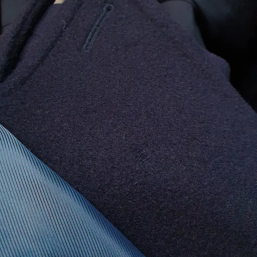 [BUNJANG] Lacoste Wool Blend Double Breasted Pea Coat / 라코스테 울 혼방 더블 피코트 105사이즈