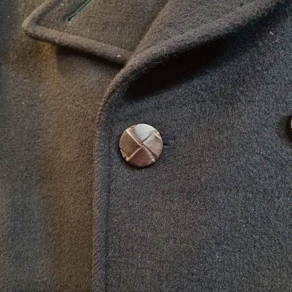 [BUNJANG] Lacoste Wool Blend Double Breasted Pea Coat / 라코스테 울 혼방 더블 피코트 105사이즈