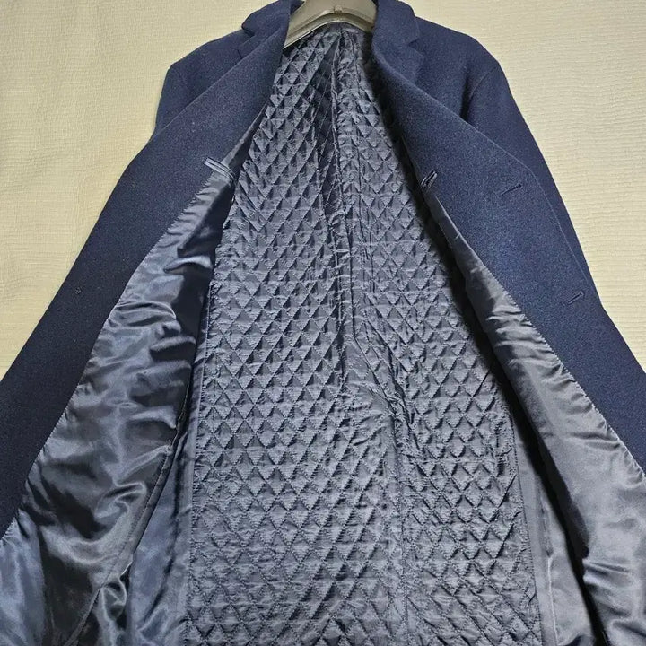 [BUNJANG] Mvio Navy Wool Coat / 엠비오 모직 코트 네이비