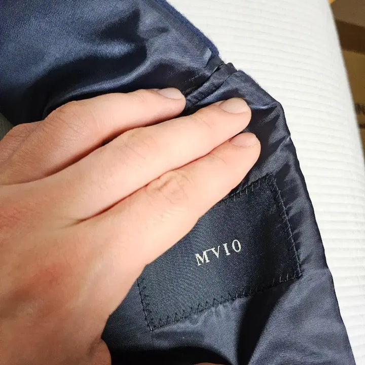 [BUNJANG] Mvio Navy Wool Coat / 엠비오 모직 코트 네이비