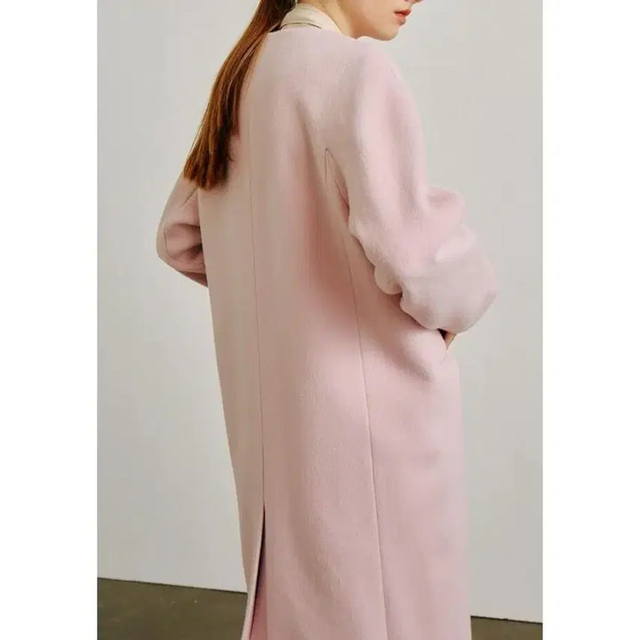 [BUNJANG] Blanchet Fine Wool Coat - Pink / 블랑쇼 파인 울 코트 s 핑크