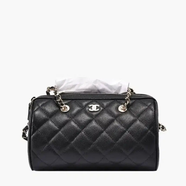 [BUNJANG] Chanel Bowling Bag AP4474 / 미개봉 새상품) 샤넬 캐비어 볼링백 원통백 ap4474
