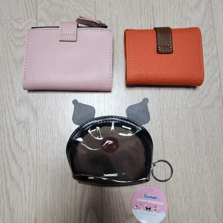[BUNJANG] Kuromi Wallet Set / 여성 지갑 (핑크/오렌지/쿠로미)3종 세트