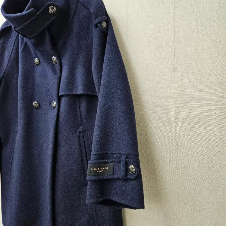 [BUNJANG] SOUP Angora Wool Double Coat / SOUP  핸드메이드   앙고라울 더블코트 55~66