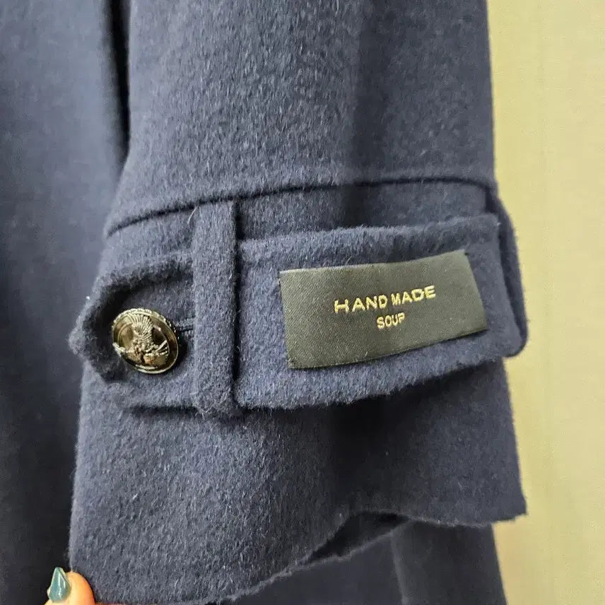 [BUNJANG] SOUP Angora Wool Double Coat / SOUP  핸드메이드   앙고라울 더블코트 55~66