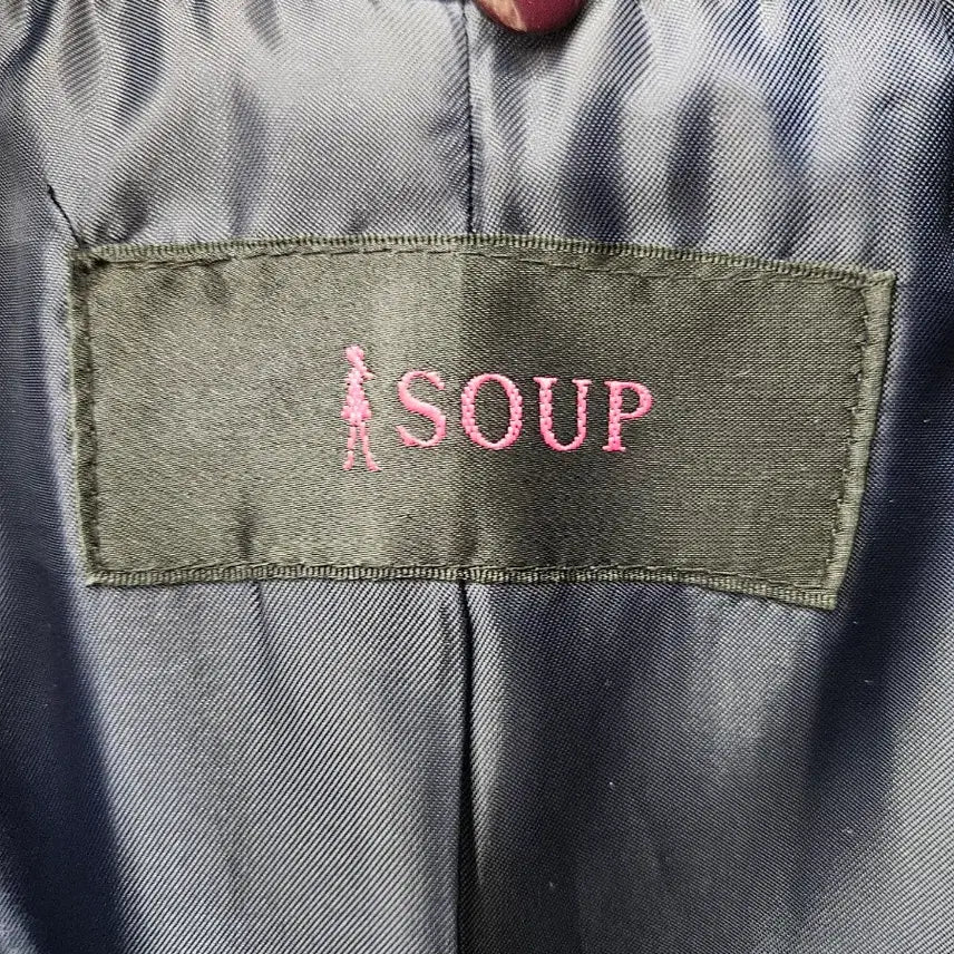 [BUNJANG] SOUP Angora Wool Double Coat / SOUP  핸드메이드   앙고라울 더블코트 55~66