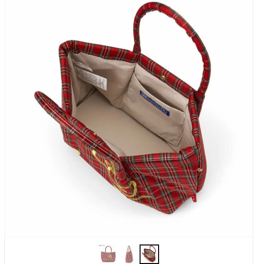 [BUNJANG] Hello Kitty ROOTOTE Tote Bag Red / (정품/급처) 헬로키티 루토트(ROOTOTE) 토트백 체크 레드 팝니다