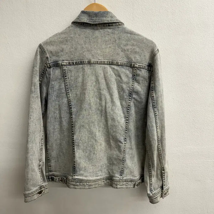 [BUNJANG] L'Agence USA Acid Wash Denim Jacket / L'Agence 라장스 USA 오버사이즈 데님 진 애시드 워시드 자켓 X