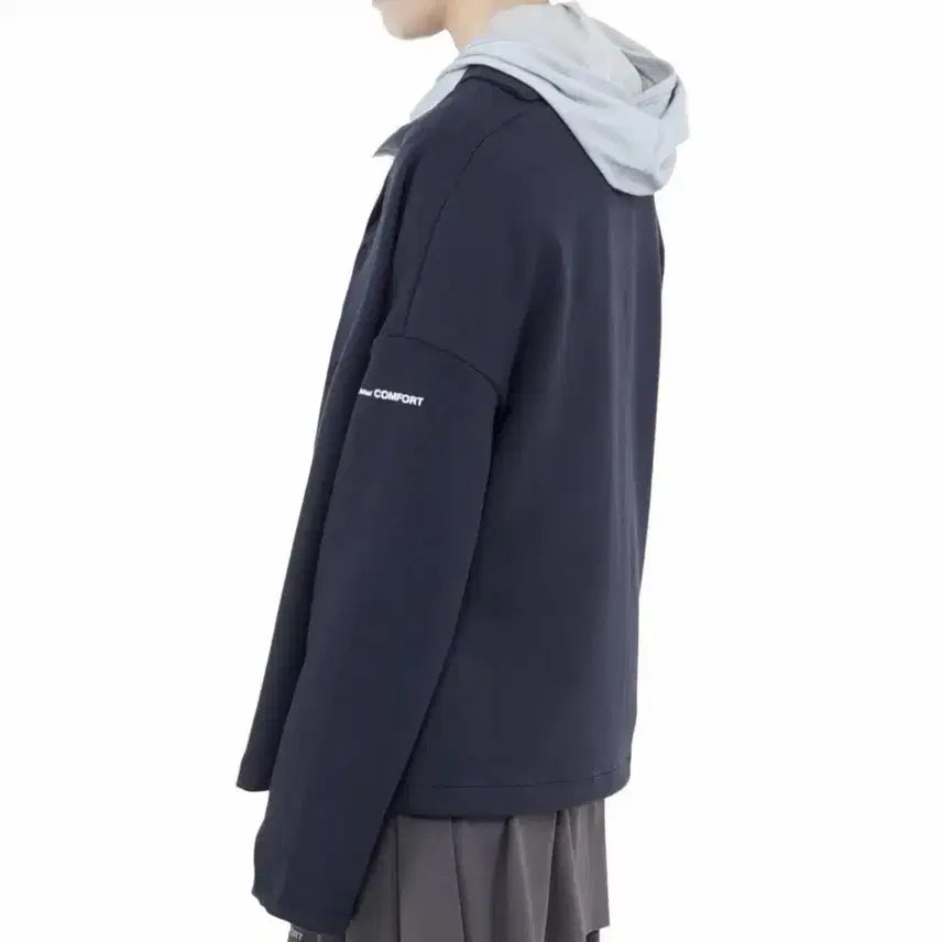 [BUNJANG] ZCHOI Comfort 25-003 Easy Jacket Slate Gray / 지초이컴포트 25-003 이지 자켓 슬레이트 그레이 easy jacket