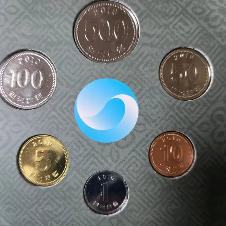 [BUNJANG] 2010 South Korea Official Mint 6-Coin Set / 2010년 한국의 주화 정식민트 6종 세트(겉 케이스 없음)