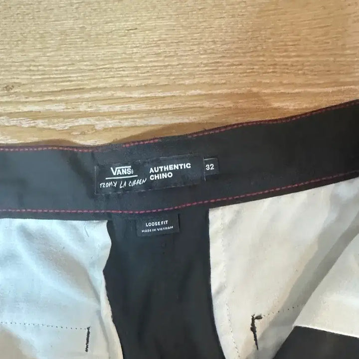 [BUNJANG] Vans Authentic Chino Pants / 반스 어센틱 치노 블랙, 올리브 바지 L