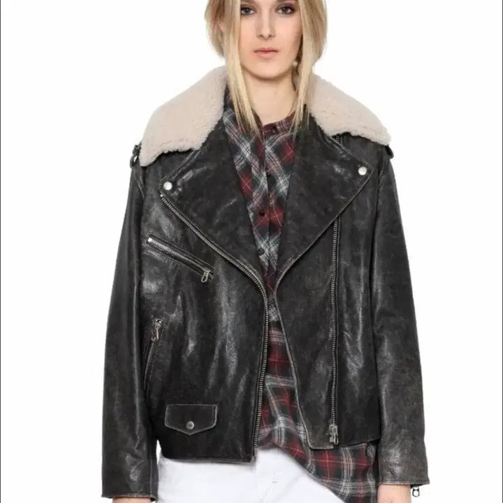 [BUNJANG] Isabel Marant Étoile Leather Jacket (Size 40) / 이자벨마랑 에뚜왈 레더 자켓 40