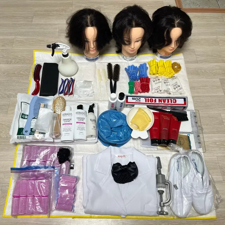[BUNJANG] Hair Styling Exam Materials / 미용사 실기 재료
