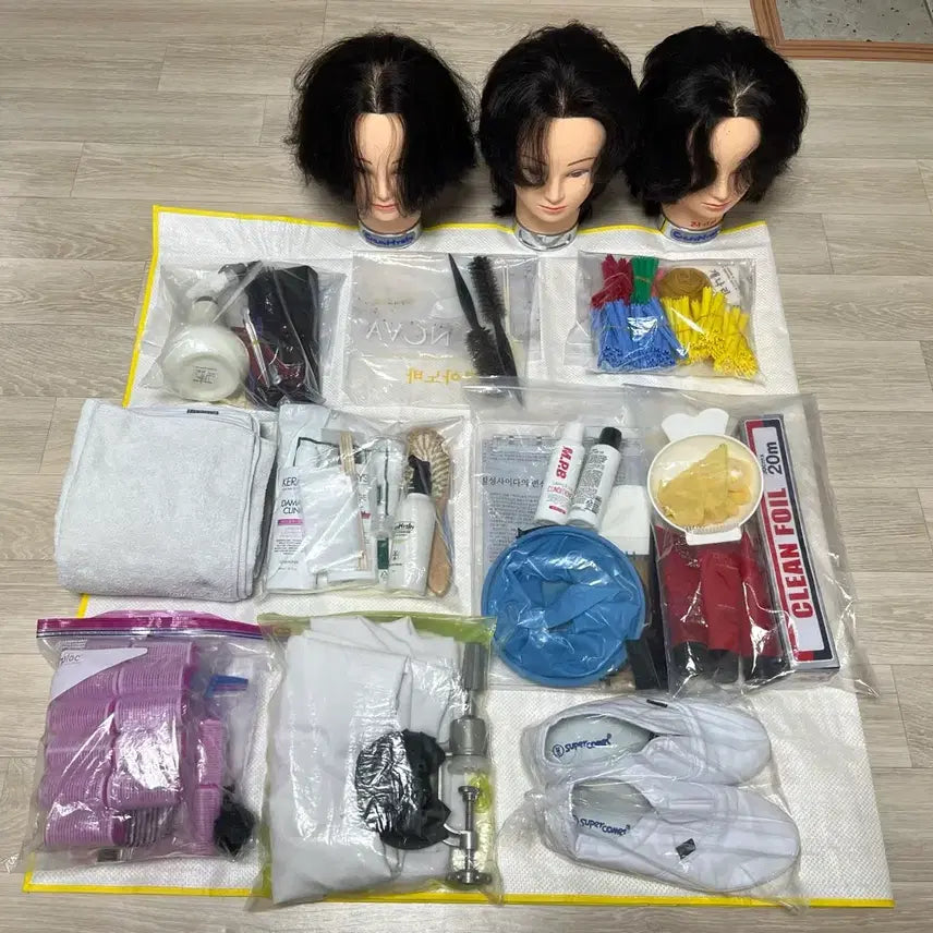 [BUNJANG] Hair Styling Exam Materials / 미용사 실기 재료