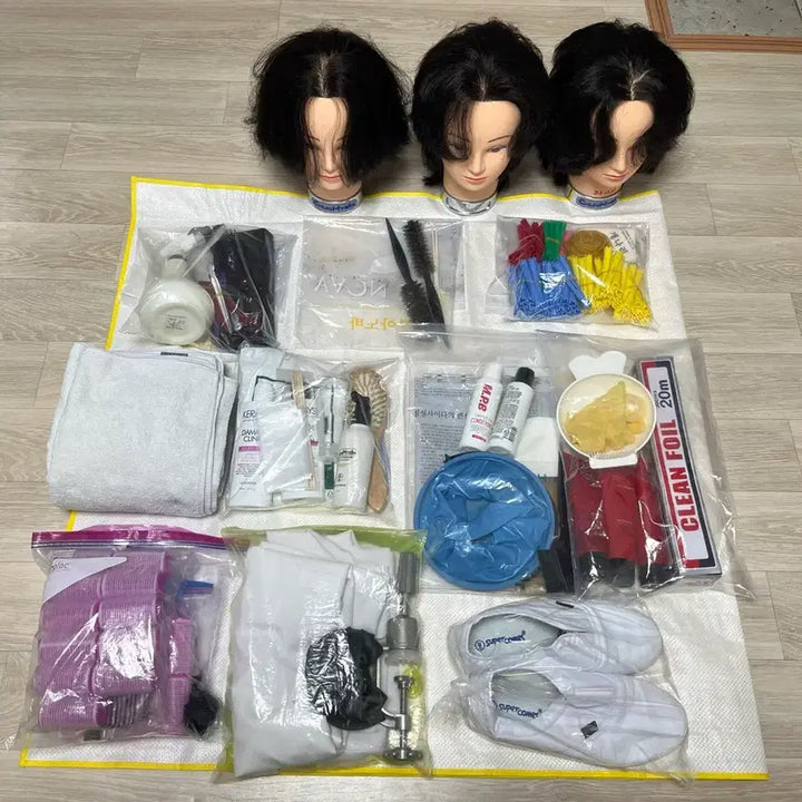 [BUNJANG] Hair Styling Exam Materials / 미용사 실기 재료