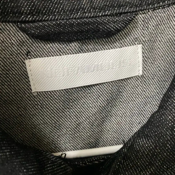 [BUNJANG] Nofamous Black Washed Pocket Denim Jacket XL / 노페이머스 블랙 워시드 포켓 데님 자켓 XL