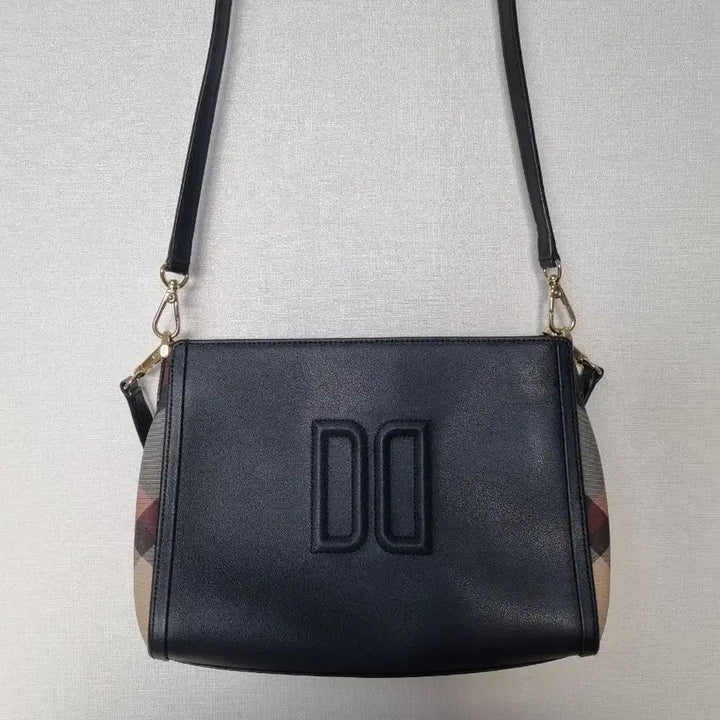 [BUNJANG] Daks Check Pattern Shoulder & Cross Bag / 닥스 체크배색 숄더&크로스백