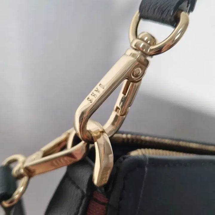 [BUNJANG] Daks Check Pattern Shoulder & Cross Bag / 닥스 체크배색 숄더&크로스백