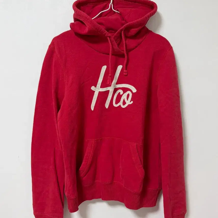 [BUNJANG] Hollister Hco Red Hoodie L / Hollister 홀리스터 Hco 레드 후드티 L