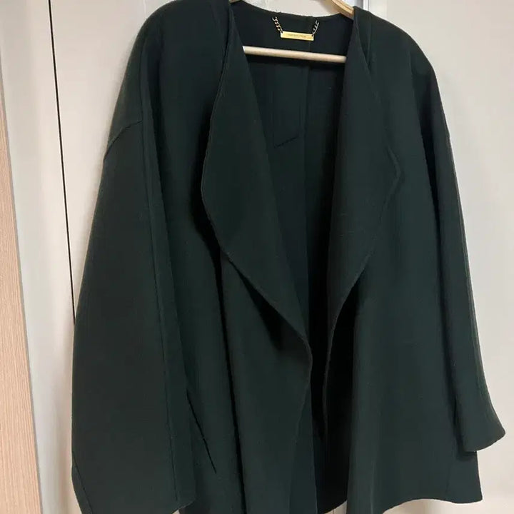 [BUNJANG] System Wool Cashmere Open Short Coat Jacket / 한섬 시스템 SYSTEM 울 캐시미어 날다람쥐 오픈 숏코트 자켓 오버핏