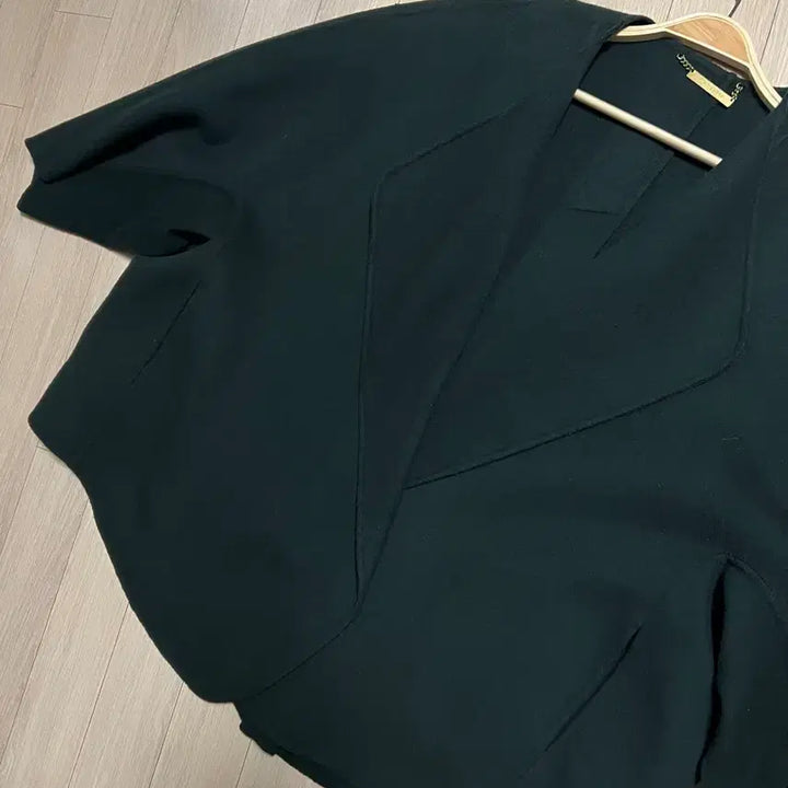 [BUNJANG] System Wool Cashmere Open Short Coat Jacket / 한섬 시스템 SYSTEM 울 캐시미어 날다람쥐 오픈 숏코트 자켓 오버핏