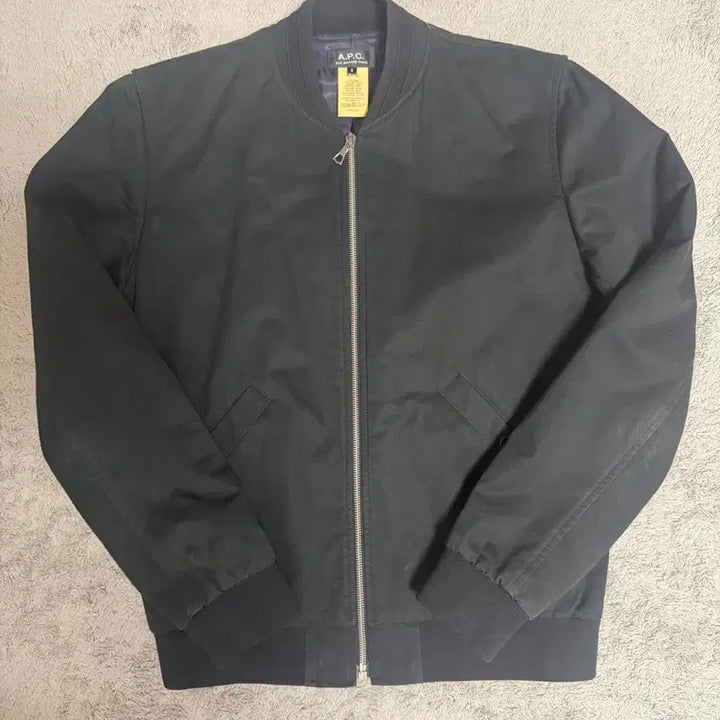 [BUNJANG] A.P.C. Black Bomber Jacket / A.P.C 아페쎄 블랙 봄버 자켓