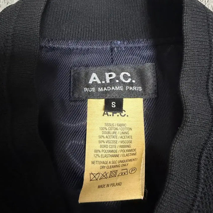 [BUNJANG] A.P.C. Black Bomber Jacket / A.P.C 아페쎄 블랙 봄버 자켓