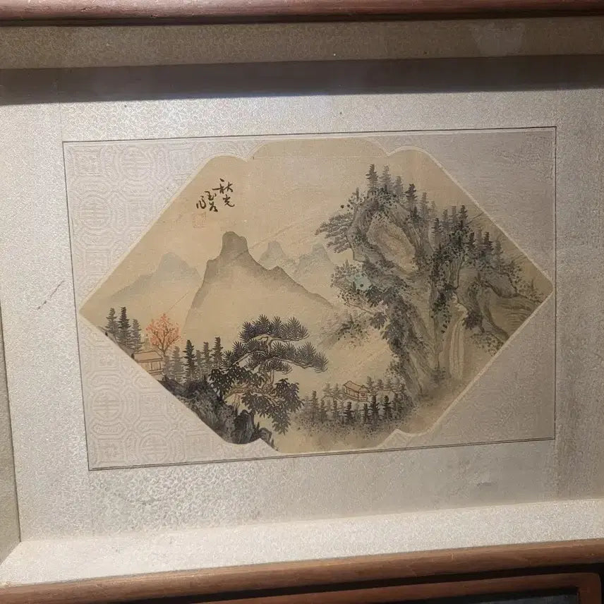 [BUNJANG] Autumn Mountain Landscape Painting / 산수화 액자