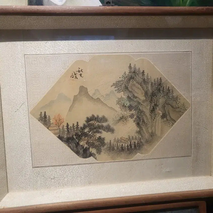 [BUNJANG] Autumn Mountain Landscape Painting / 산수화 액자