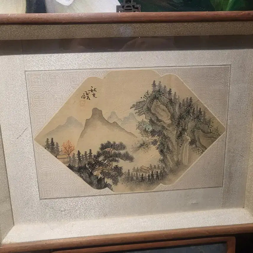 [BUNJANG] Autumn Mountain Landscape Painting / 산수화 액자