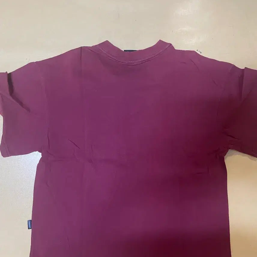 [BUNJANG] Soft Office Burgundy Short Sleeve M / 소프트오피스 반팔 버건디 M