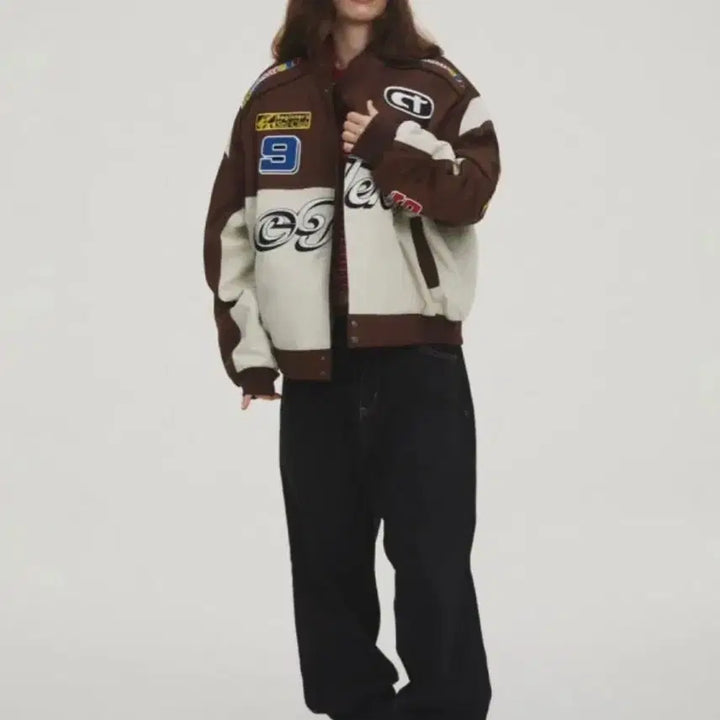 [BUNJANG] Punching Racing Jacket / M) 테켓 펀칭 레이싱 자켓