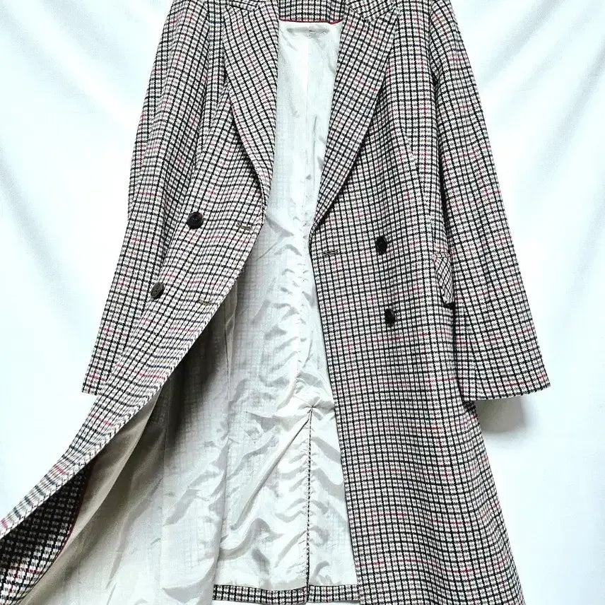 [BUNJANG] & More Winter Long Coat / & More 체크 더블 겨울 롱코트 거의새상품