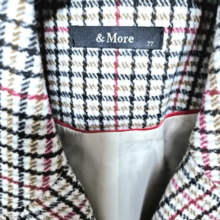 [BUNJANG] & More Winter Long Coat / & More 체크 더블 겨울 롱코트 거의새상품