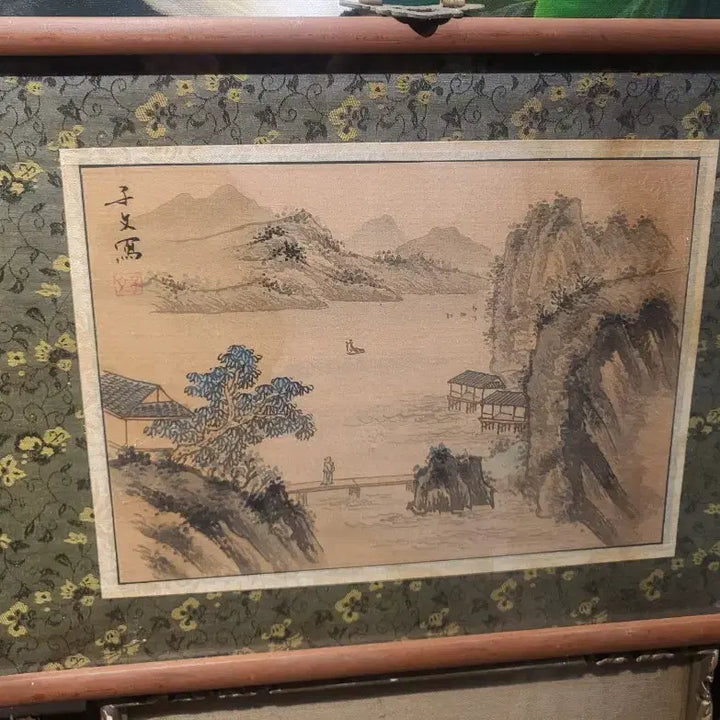 [BUNJANG] Antique Landscape Painting Frame / 옛날 산수화 액자