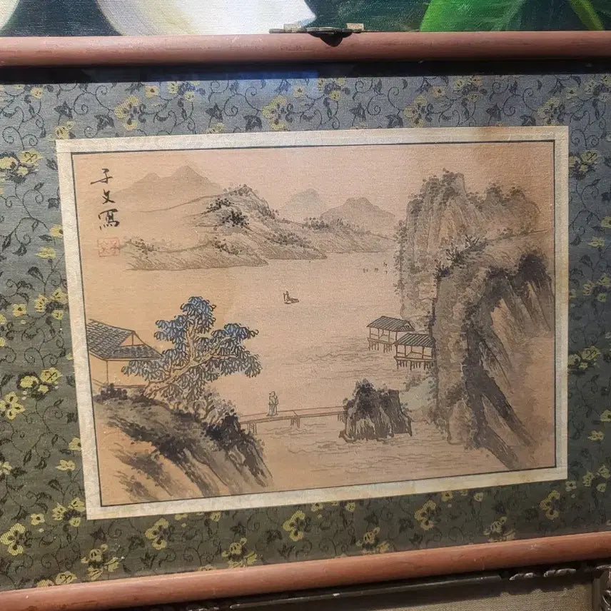 [BUNJANG] Antique Landscape Painting Frame / 옛날 산수화 액자