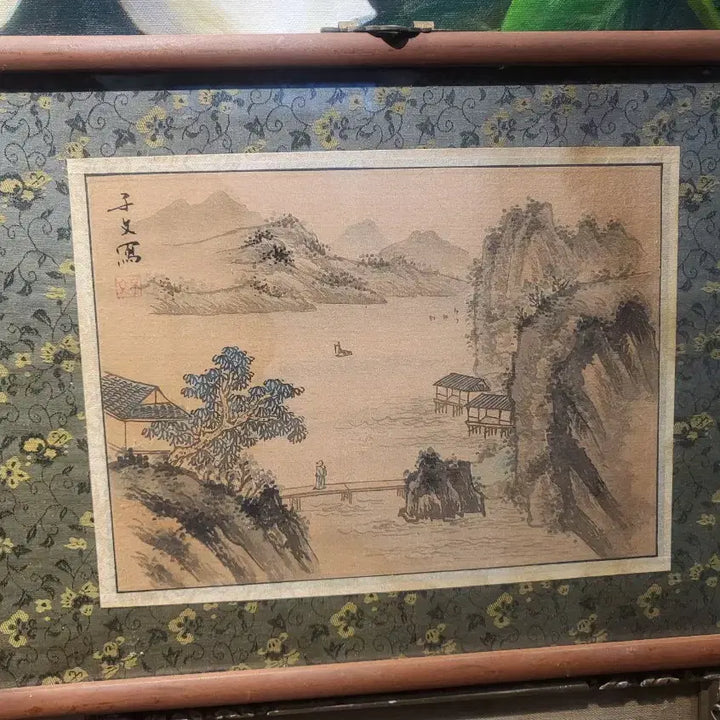 [BUNJANG] Antique Landscape Painting Frame / 옛날 산수화 액자