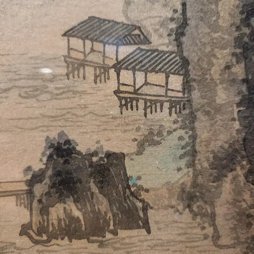[BUNJANG] Antique Landscape Painting Frame / 옛날 산수화 액자