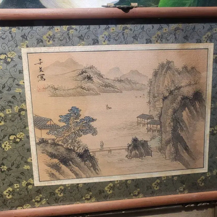 [BUNJANG] Antique Landscape Painting Frame / 옛날 산수화 액자