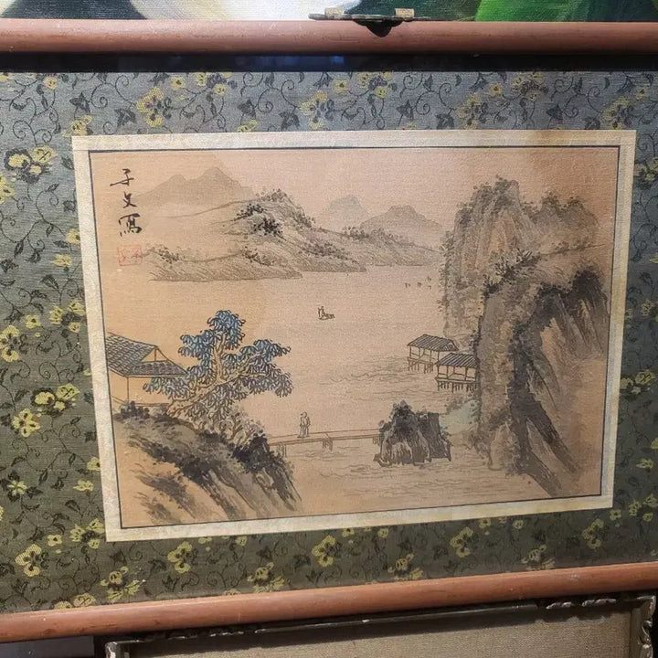 [BUNJANG] Antique Landscape Painting Frame / 옛날 산수화 액자