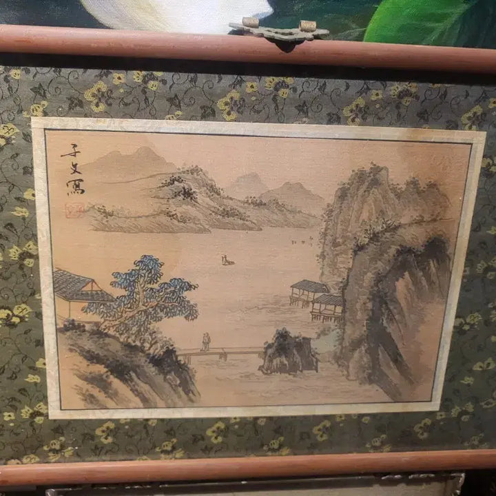 [BUNJANG] Antique Landscape Painting Frame / 옛날 산수화 액자
