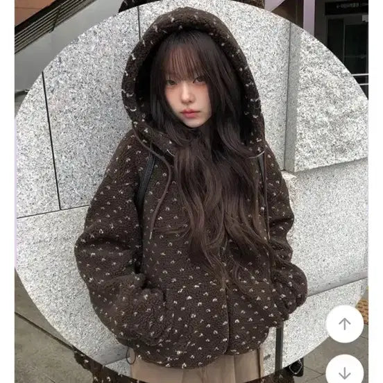 [BUNJANG] ANOTHERONE Dot Fleece Jacket / 애니원모어 도트 후리스