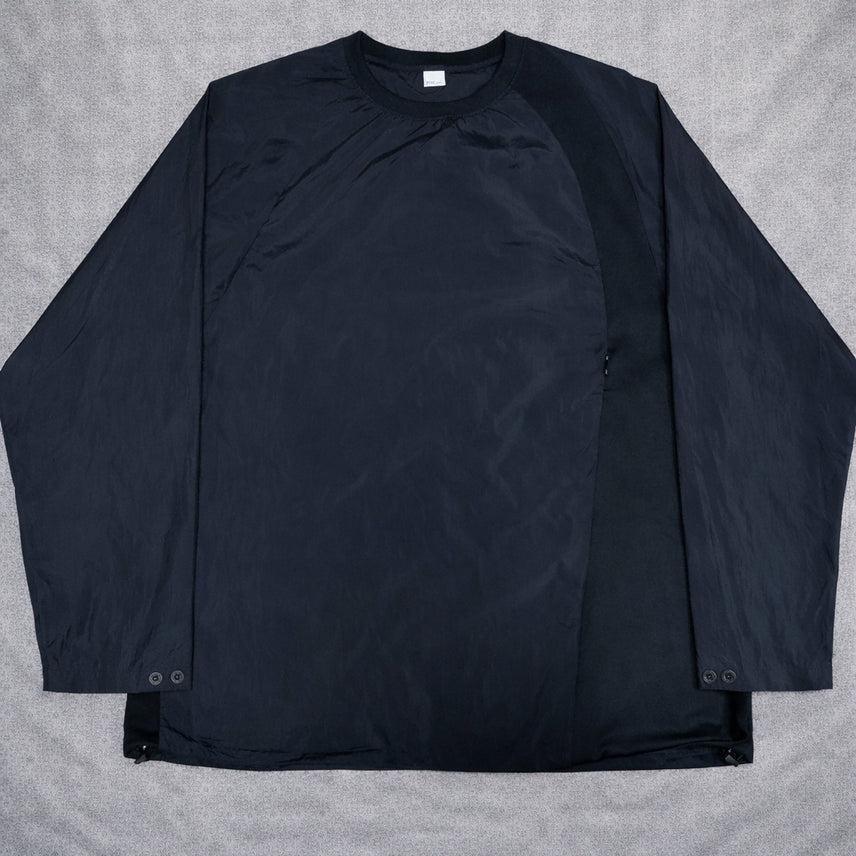 [SOLD OUT] [3 size] prt black nylon string pullover