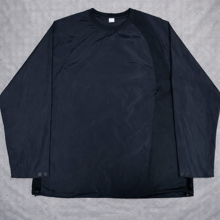 [SOLD OUT] [3 size] prt black nylon string pullover
